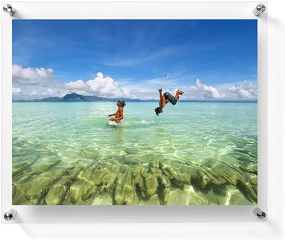 8X10 Acrylic Sublimation Blank Picture Frames Wall Hanging Modernist Decorative Photo Frame