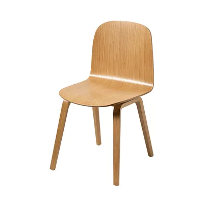Birch Multi-Layer Board Double-Sided North American Imported Natural White Oak Furniture Wooden Dining Chair