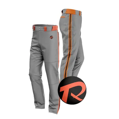 Classic Pinstripe Custom Baseball Pants with Durable Double Knee