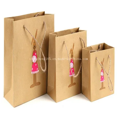 Custom Kraft Paper Bag /Shopping Paper Bag Fk-161