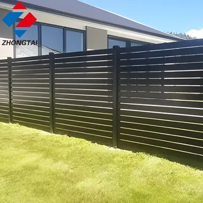 Decorative Rustproof Security Aluminum Alloy Privacy Slat Fence
