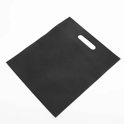 Wholesale Reusable Custom Size Print Logo Die Cut Handle Non Woven Flat Bag