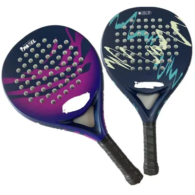 2022 New Racket Pala Padel Carbon Fiber Tennis Racket Outdoor Sports Unisex Equipment with Bag Paddle Racket with Tennis