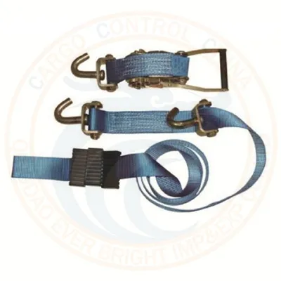 2" Ratchet Strap with Swivel J Hooks with 3 Blocks