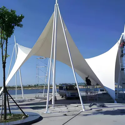 Custom Design PVC Membrane Structure Landscape Shelter for Park Garden Hotel