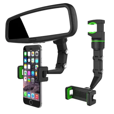 Multifunctional 360 Degree Rotation Car Mount Phone Holder Rearview Mirror Mobile Phone Holder