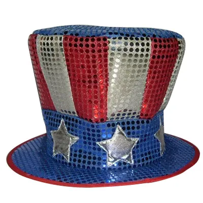World Cup Factory Price Glitter Football Fans Top Hat