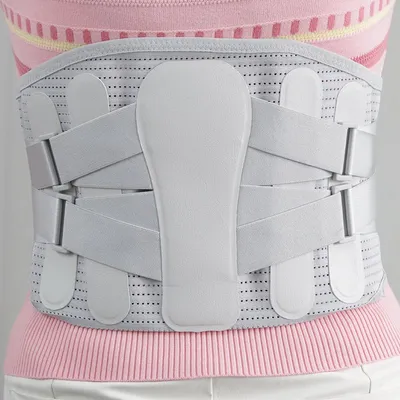 Medical Lumbar Support Waist Support Waist Belt Lumbar Support with Steel Plates Breathable Waist Brace