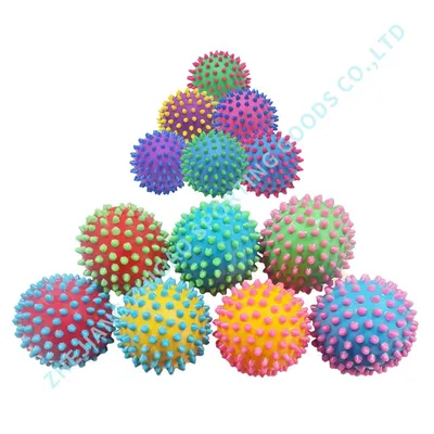 PVC Double Color Spicky Massage Ball for Pain Muscle Relax