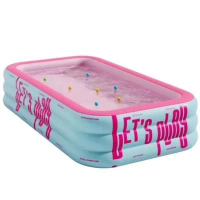 Thickened Outdoor Children and Adults' Play Water Toy Pool, Square Inflatable Swimming Pool