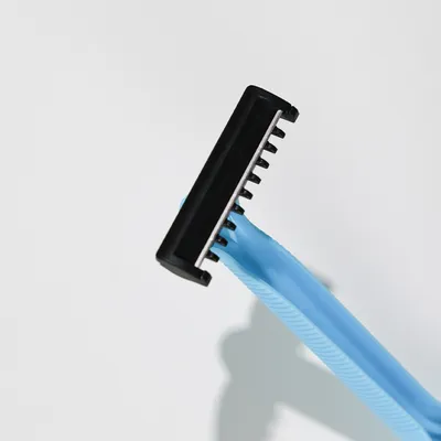 Disposable Manual Razor Single Blade Blue Handle Travel Hotel Wholesale