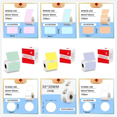 Shenzhen Origin Plastic Thermal Label Sticker Paper for Phomemo M110-3030r