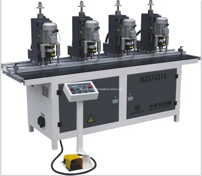 Four Boring Head Hinge Drilling Machine