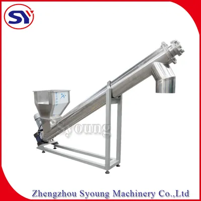 Full Sealing Spiral Conveyor for Feeding Discharge Powder Granule