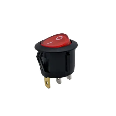 Red Indicator Spst on off 2 Position Rocker Switch