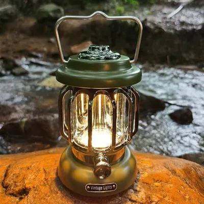 Hot Super Bright Outdoor Portable 5000mAh Camping Lantern USB Rechargeable Lantern Camping Light Camping Lamp with Hanging