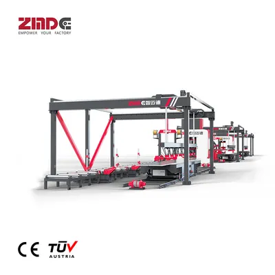 Zmde Automatic H Beam Assembly Shot Blasting Steel Structure Manufacture H/T/I Beam Cleaning Processing Production Line