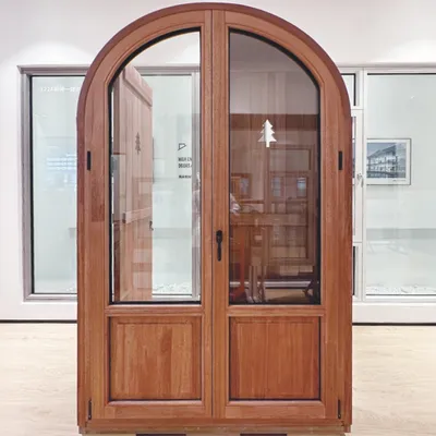 Modern Architecture Wood Double Hung Windows for New House Building Projects