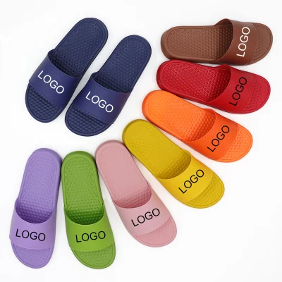 Customization Logo Casual Flip Flops Home Comfortable Massage Slides Slippers