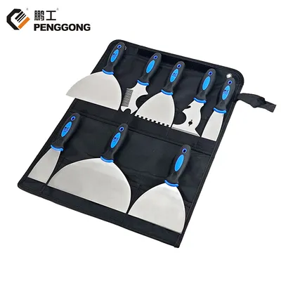 Multifunction Wallpaper Painting Tool Set Stainless Steel Plastering Putty Knife Set