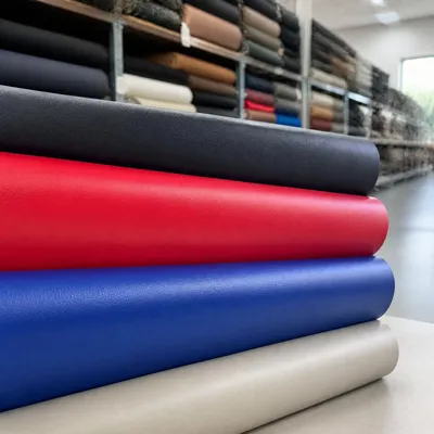 Wholesale 137cm Wide Matte PVC Artificial Leather Fabric Roll for Sofa Cover Upholstery Furniture