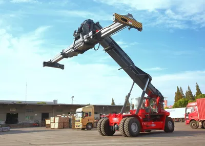 Official Manufacturer Container Lifting Equipment Forklift 45 Ton Reach Stacker for Sale