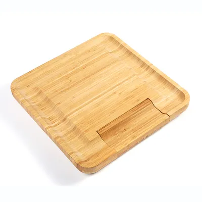 Knife Bamboo Set Sushi Cheap Reversible Sturdy Cutting Chop Bamboo Boards Panels with Knife for Home Kitchen 3 Built 2 Extend