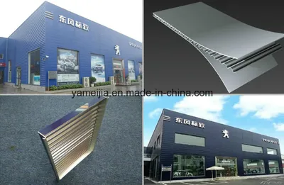 Aluminium Corrugated Exterior Wall Facade