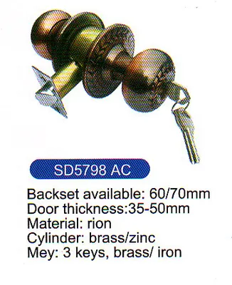 South America Professional 5798 Door Lock