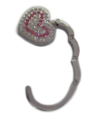 Fashion Heart Metal Bag Hook