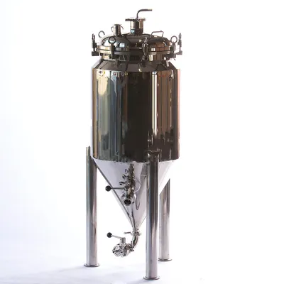 Food Grade OEM 304 316L Jacketed Conical Fermenter