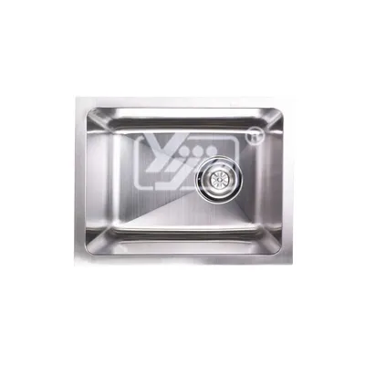 Hand Made Stainless Steel T-304 Radius Corner Sink