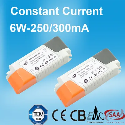6W 300mA Constat Current LED Driver with TUV CB SAA