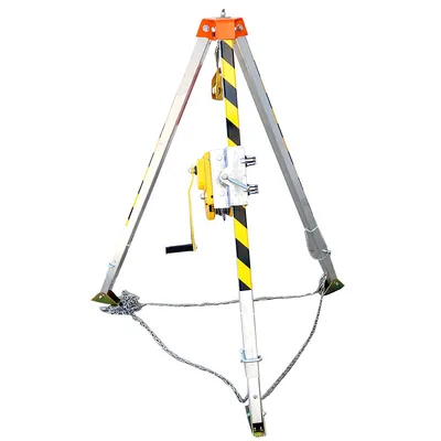 Fire Rescue Tools Rescue Tripod Hand Winch Rescue Tripod Aluminum Rescue Tripod