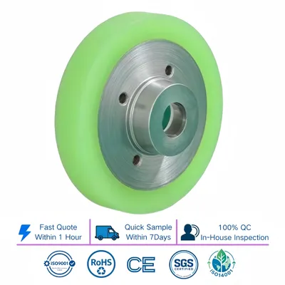 Custom Aluminum Hub PU Agv Load Wheel OEM ODM Agv Load Wheel