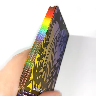 China Factory Custom Silver Edges Oracle Tarot Cards Decks