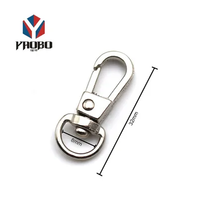 Premium Polished Metal Snap Hook for Jewelry Crafting Needs