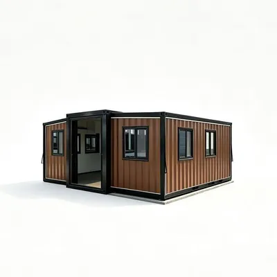 20FT/40FT Folding Expandable House with Double Wings
