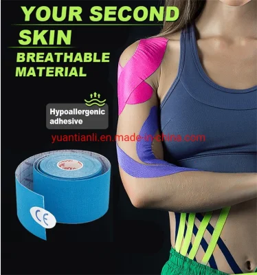 Custom Logo Athletic Muscle Kinesiology Tape for Physical Therapy Sports