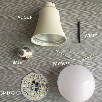 China Manufacturer Cheap LED Bulb SKD B22 Dob SKD Bulb 12W Raw Material SKD