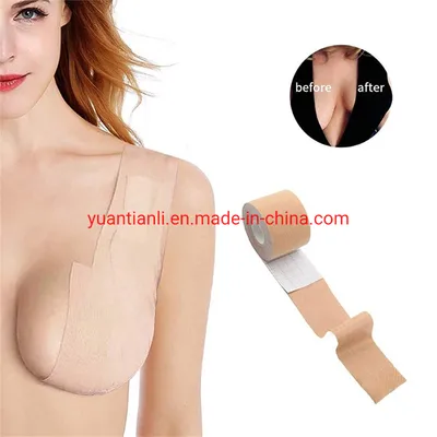 Backless Disposable Strapless Silicone Bra Tape Lift Adhesive Invisible Bra