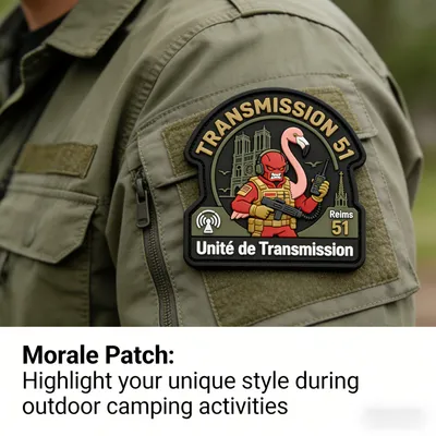 French Comms Patch for Uniforms Backpacks and Gear