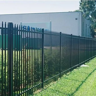 Welded Zinc Steel Guardrail for Industrial Park Boundary Enclosure