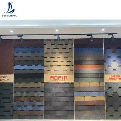 Superior Flexibility Thermal Insulation Self Adhesive Asphalt Roofing Shingles