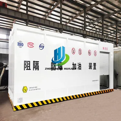 Container Portable Mobile Fuel Service Fuel Station Petrol Tank for Africa Market