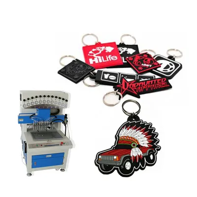 Silicone Patch Label Automatic PVC Keychain Mold for Dispensing Machine