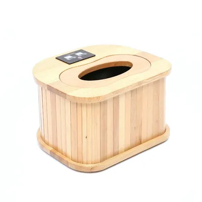 Wood Far Infrared Massage Foot Bath Sauna Barrel