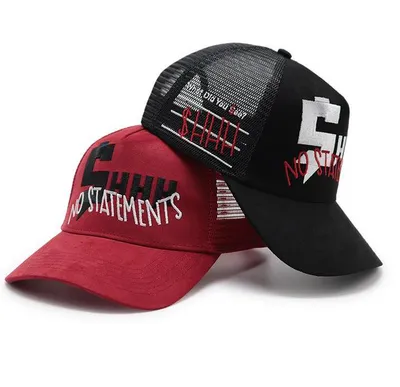 Custom Truck Driver's Hat Embroidered Logo High Quality Suede Sports Sunscreen Baseball Cap for Men and Women