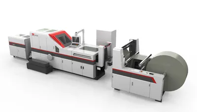 Zhuxin Brand Paper Shopping Bag Making Machine Motor for Material Feeding with Inverter