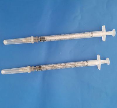 Disposable Insulin Syringe for Single Use with Needle Luer Slip 1ml